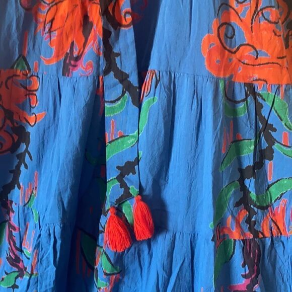 ANTHROPOLOGIE BY RO’S GARDEN VALLEY HALTER TOP MAXI DRESS NEW XS - Picture 10 of 11